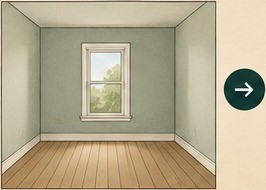 Finished room following a conversion