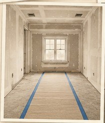 Interior passage protected for repair work